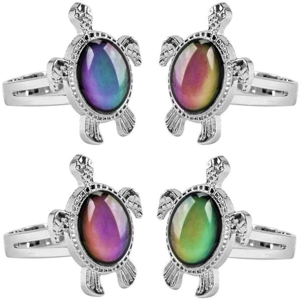 Adjustable Turtle Mood Ring