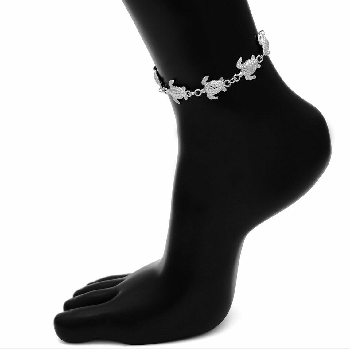 Turtle Charm Anklet